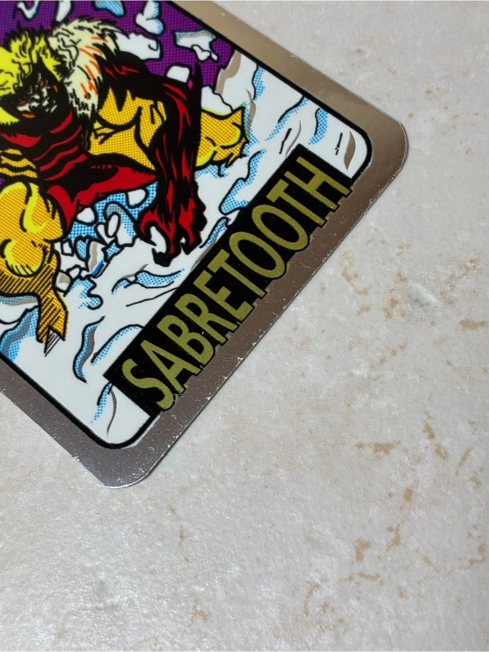 2 Marvel Vending Machine Foil Stickers (Wolverine & Sabretooth)
